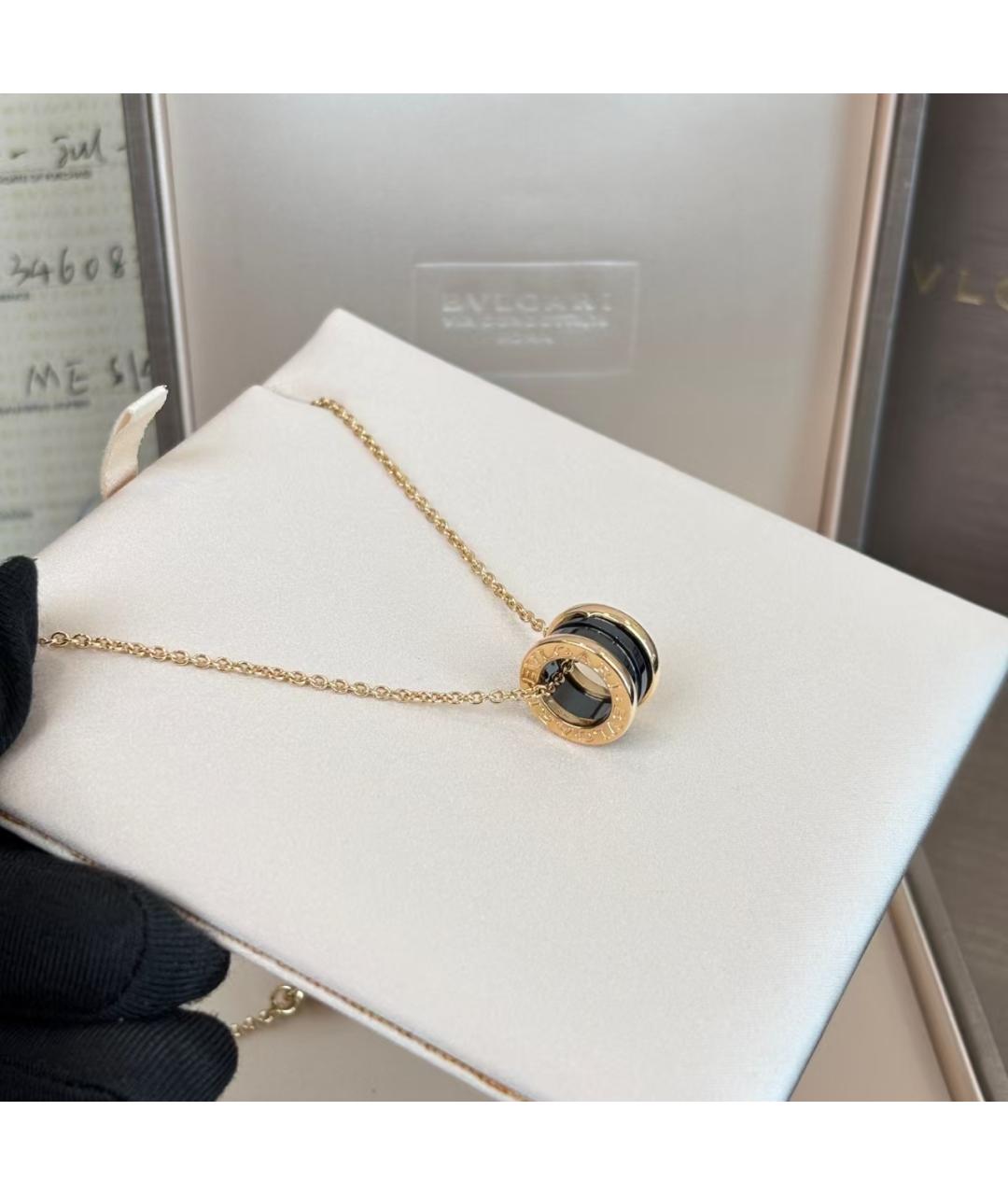 BVLGARI Черная подвеска, фото 3