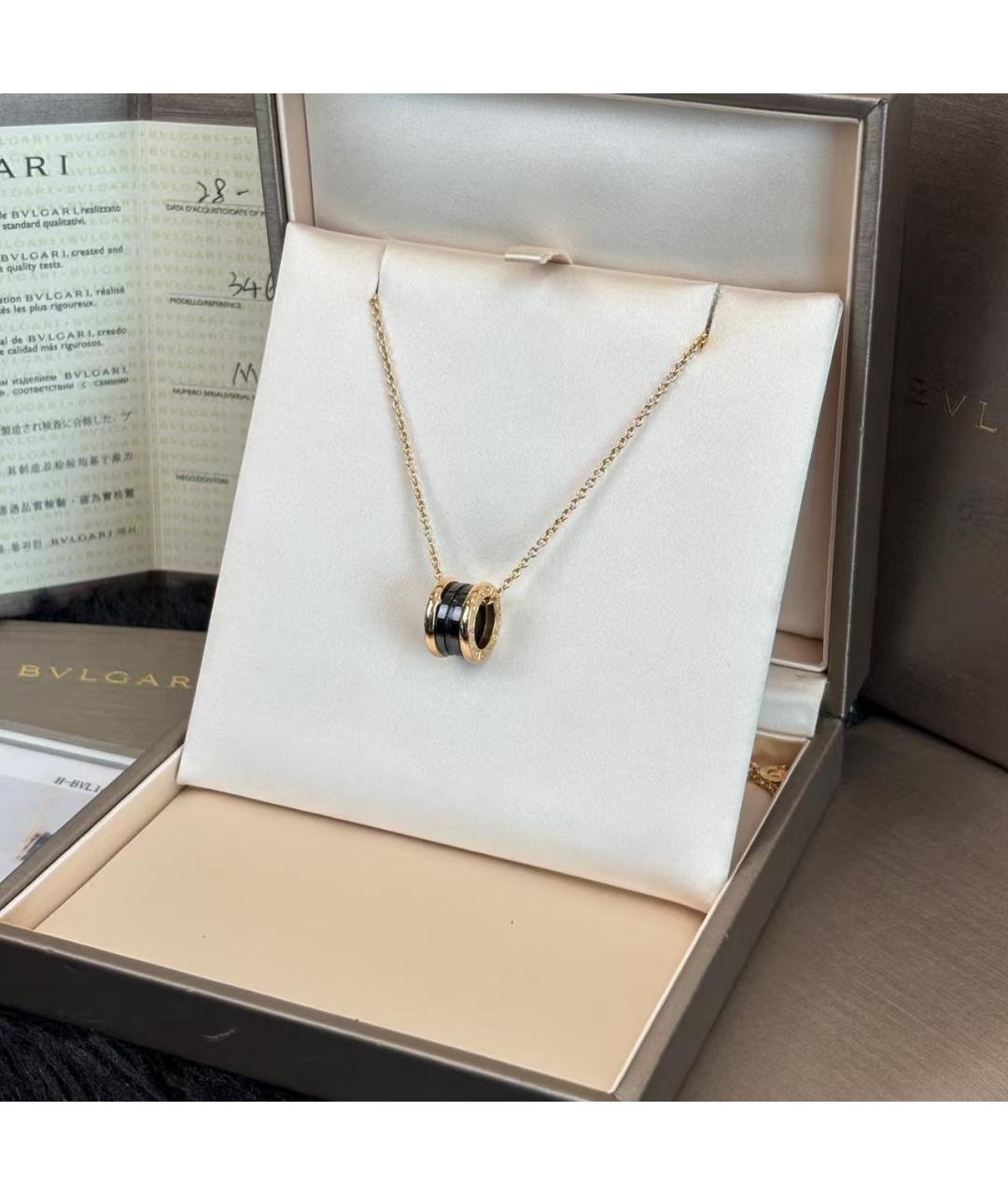 BVLGARI Черная подвеска, фото 2