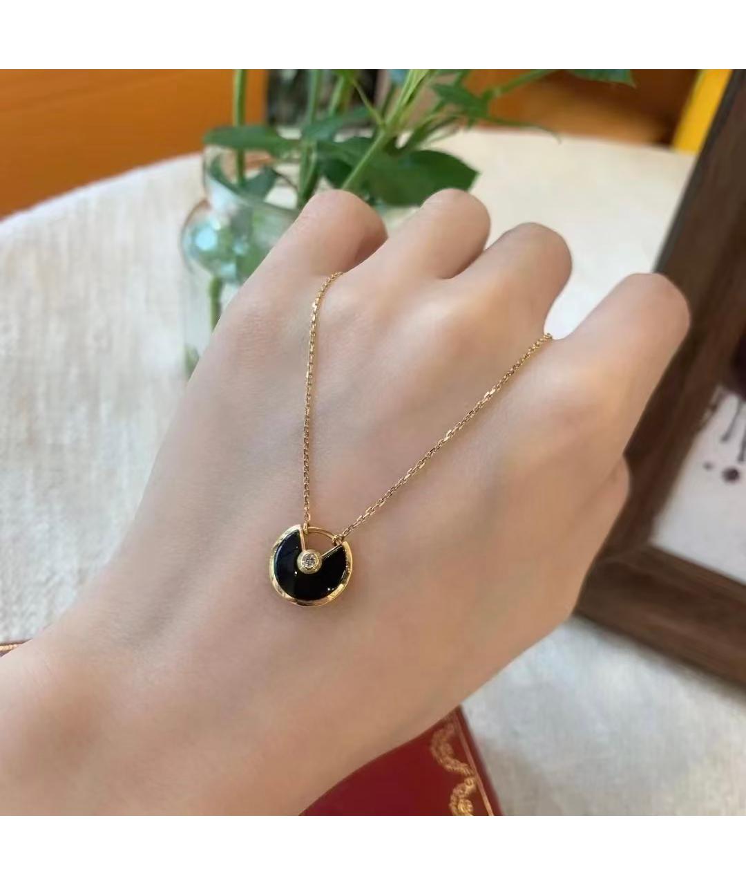CARTIER Черное колье, фото 5
