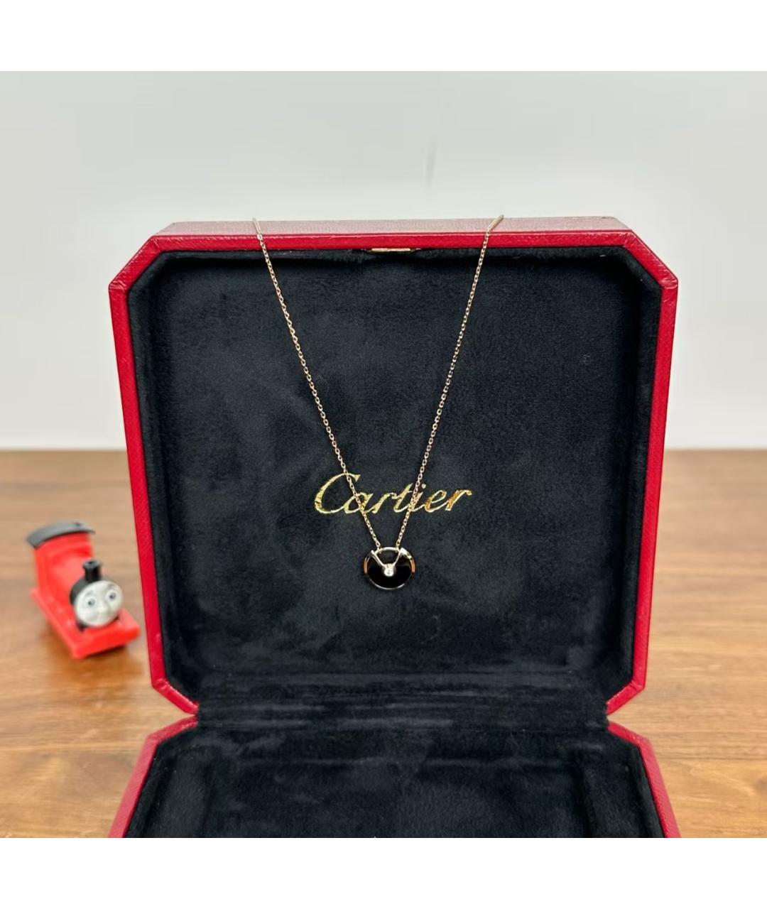 CARTIER Черное колье, фото 2