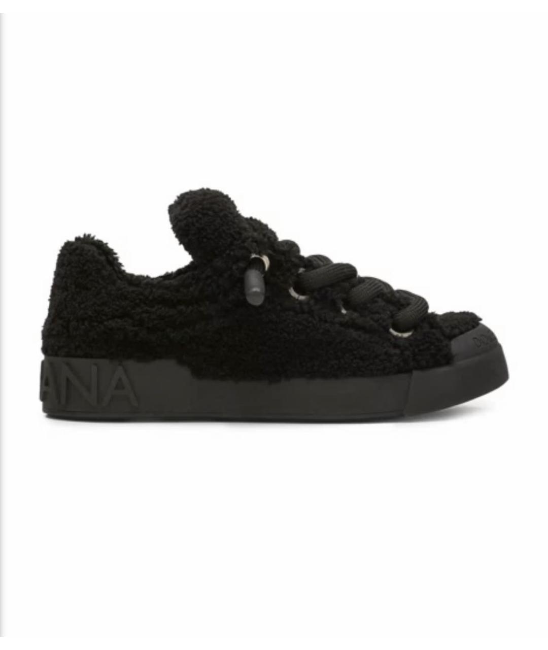 DOLCE&GABBANA Черные кеды, фото 5