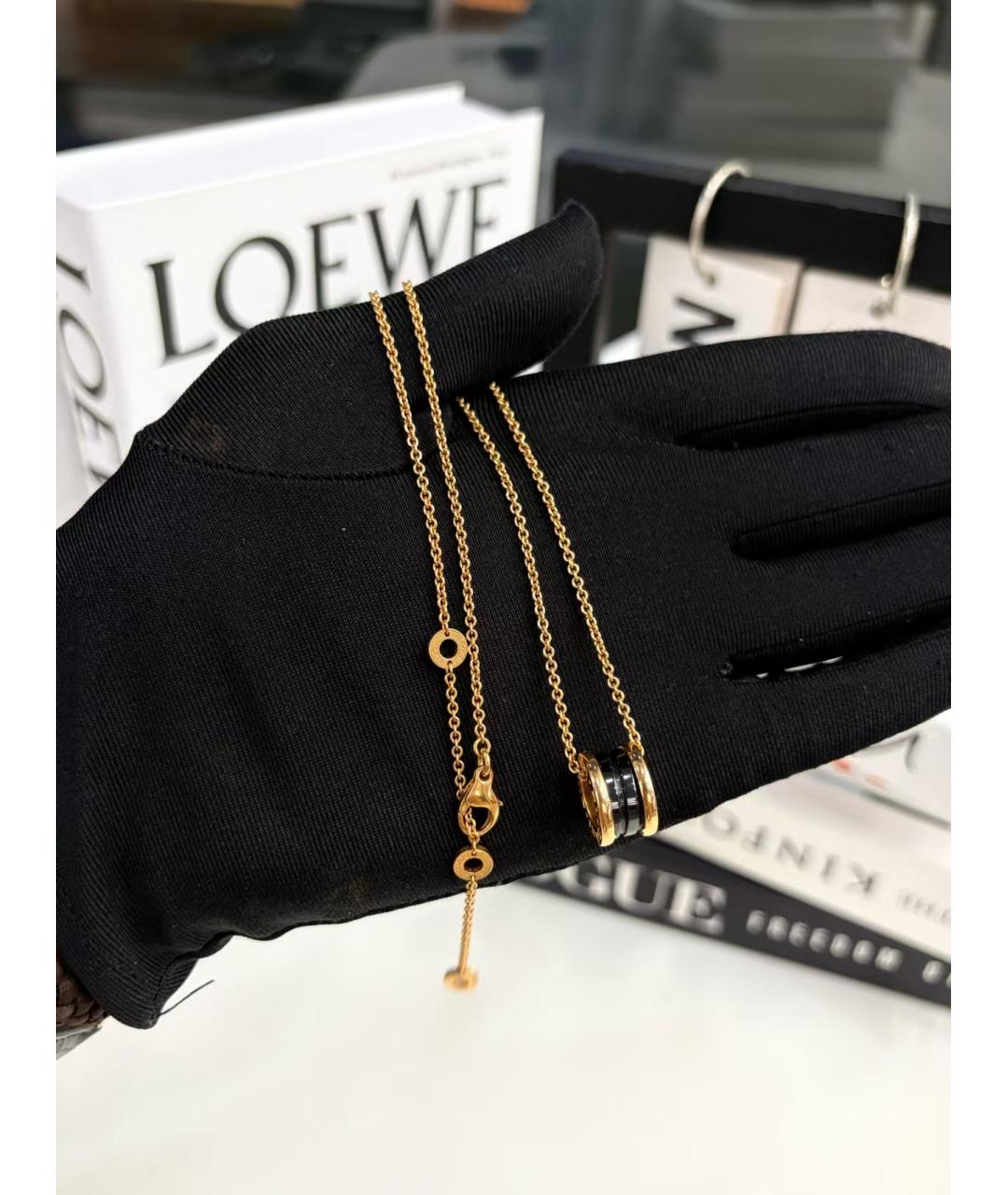 BVLGARI Черное колье, фото 5
