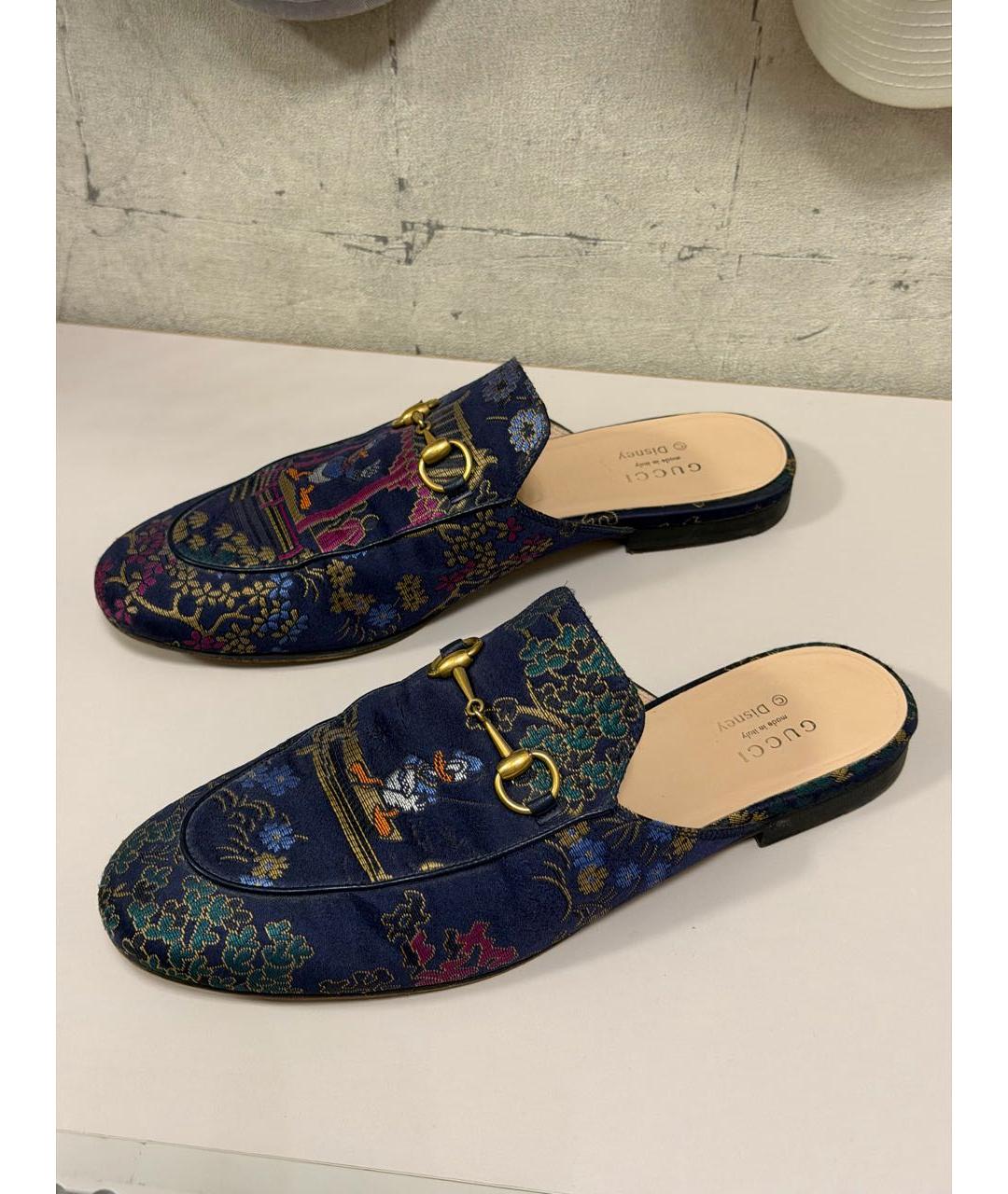 GUCCI Мульти текстильные мюли, фото 4