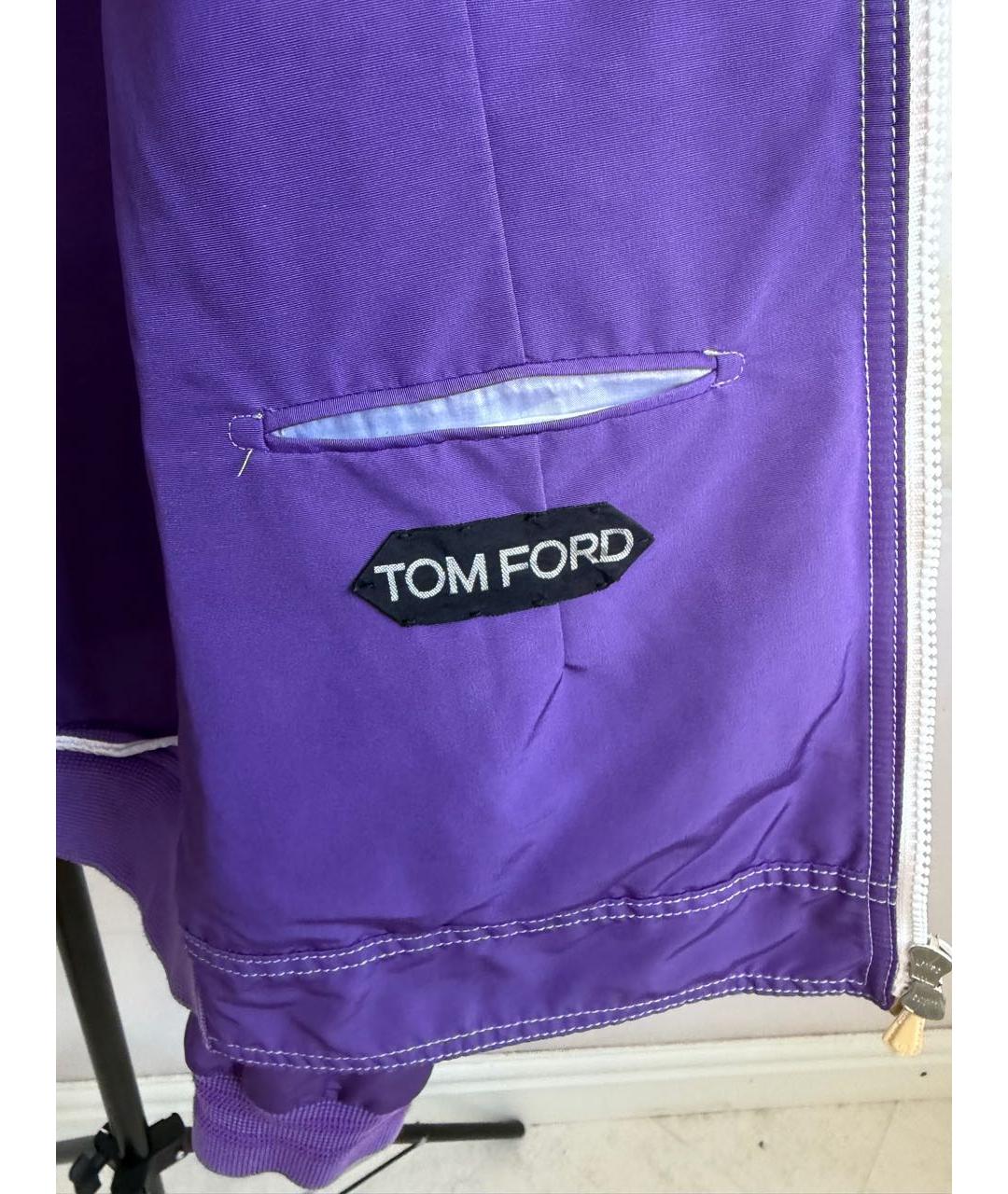 TOM FORD Фиолетовая хлопковая куртка, фото 5