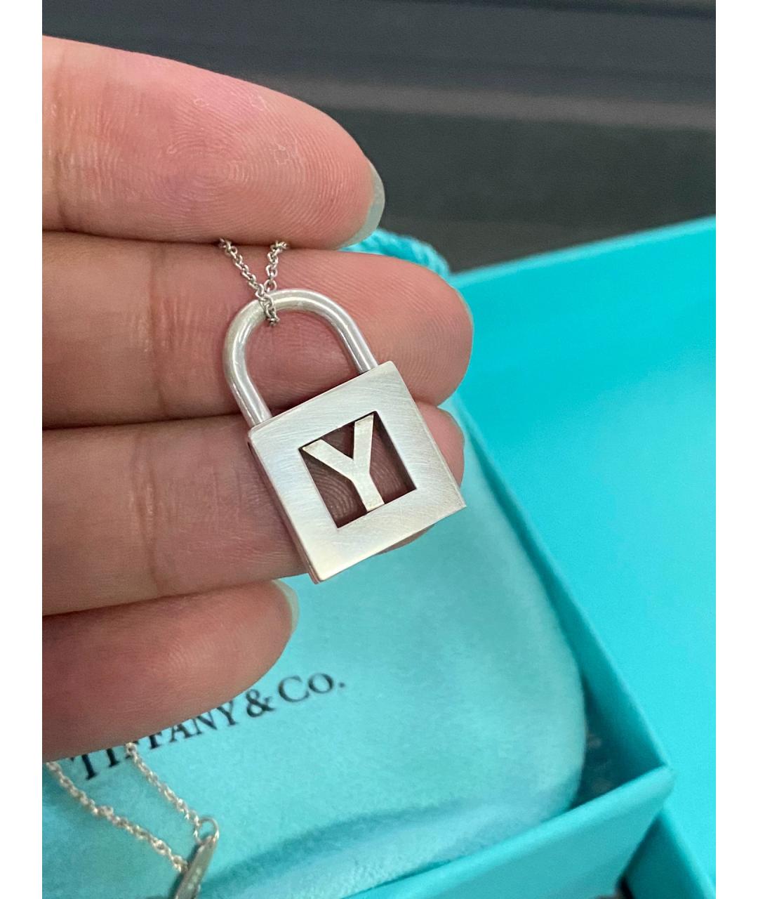 TIFFANY&CO Серебряная серебряная подвеска, фото 4