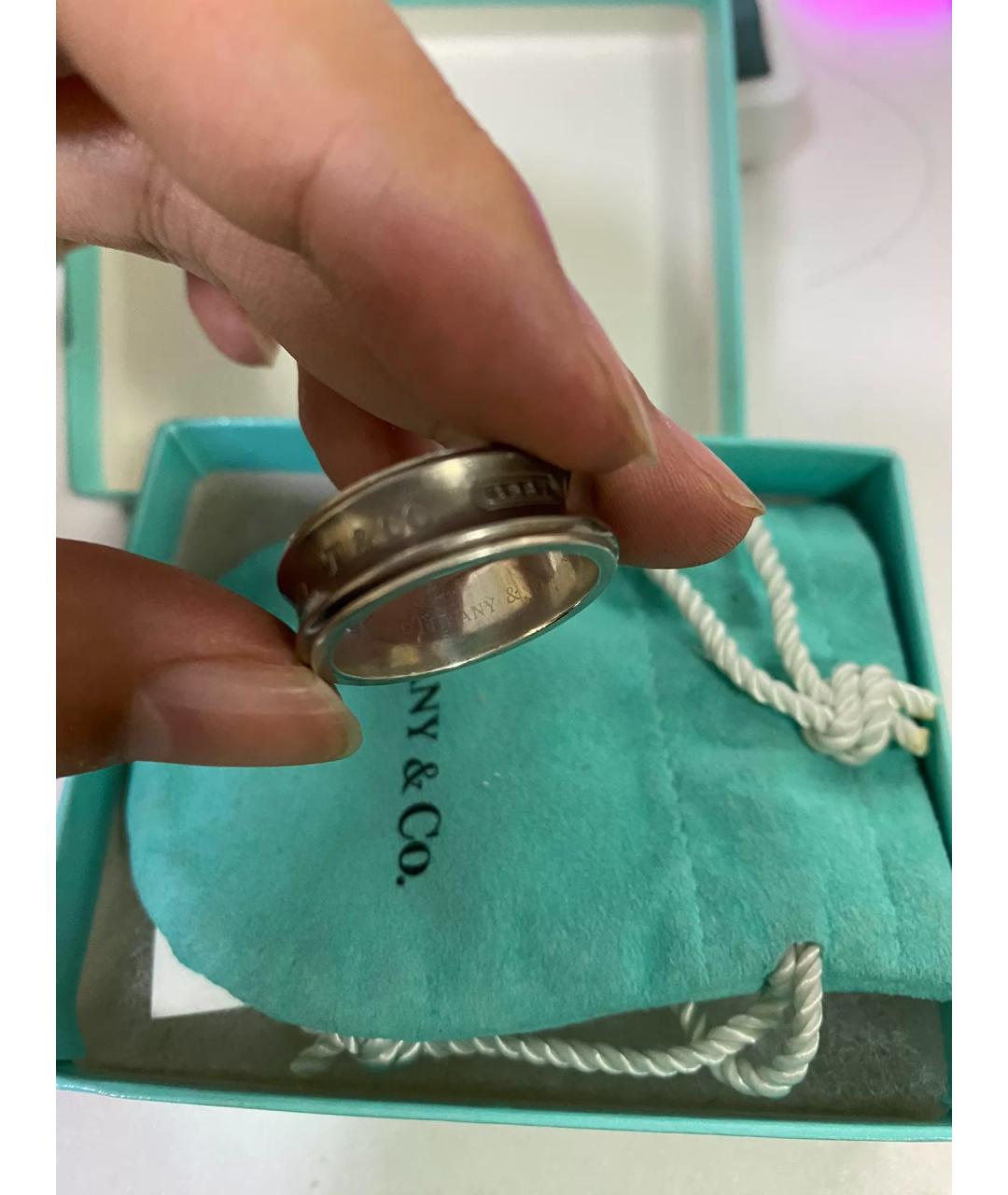 TIFFANY&CO Серебряное металлическое кольцо, фото 2