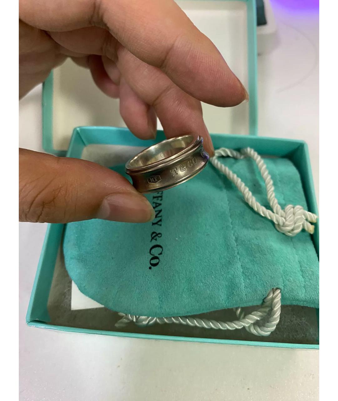 TIFFANY&CO Серебряное металлическое кольцо, фото 7