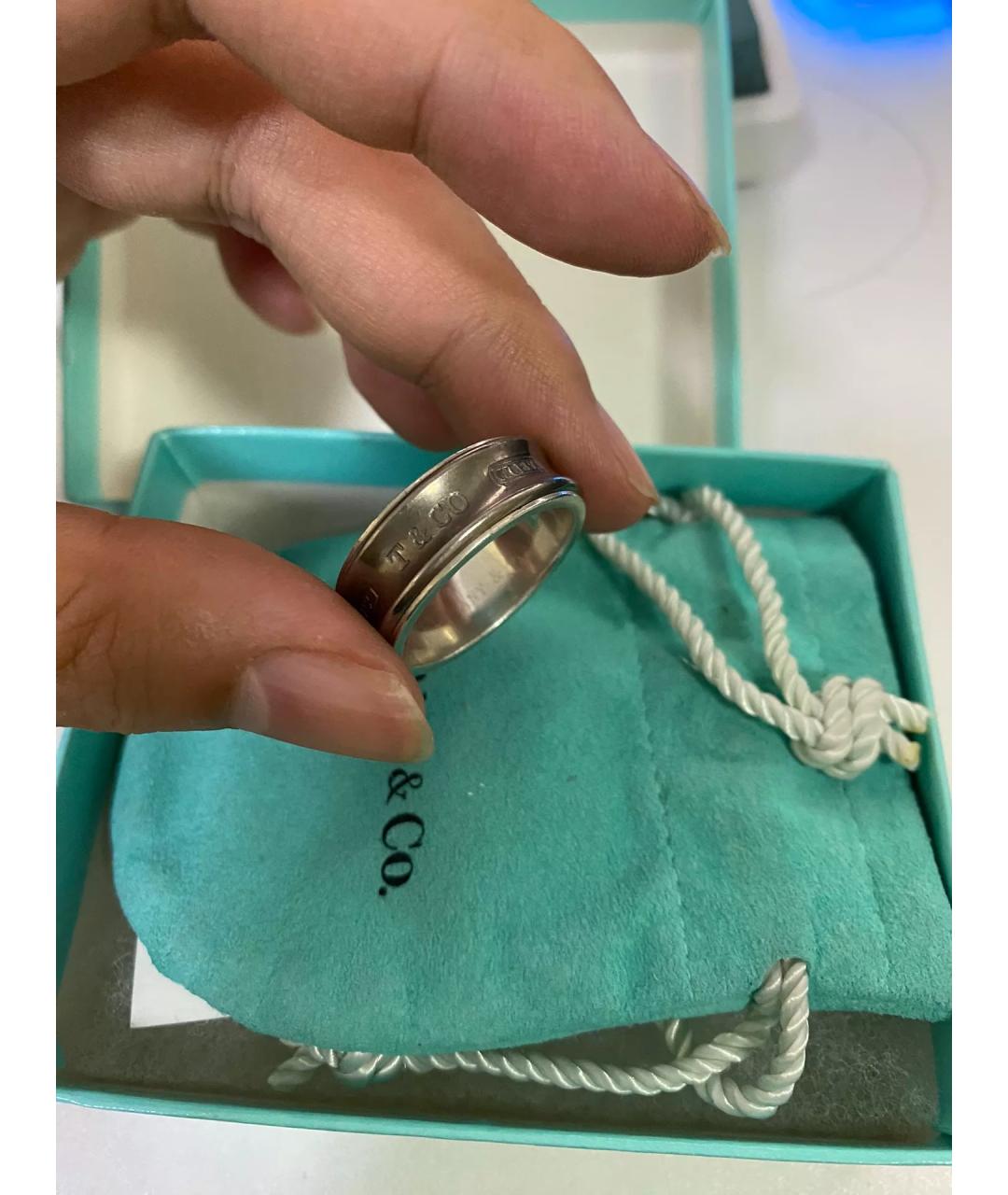 TIFFANY&CO Серебряное металлическое кольцо, фото 5