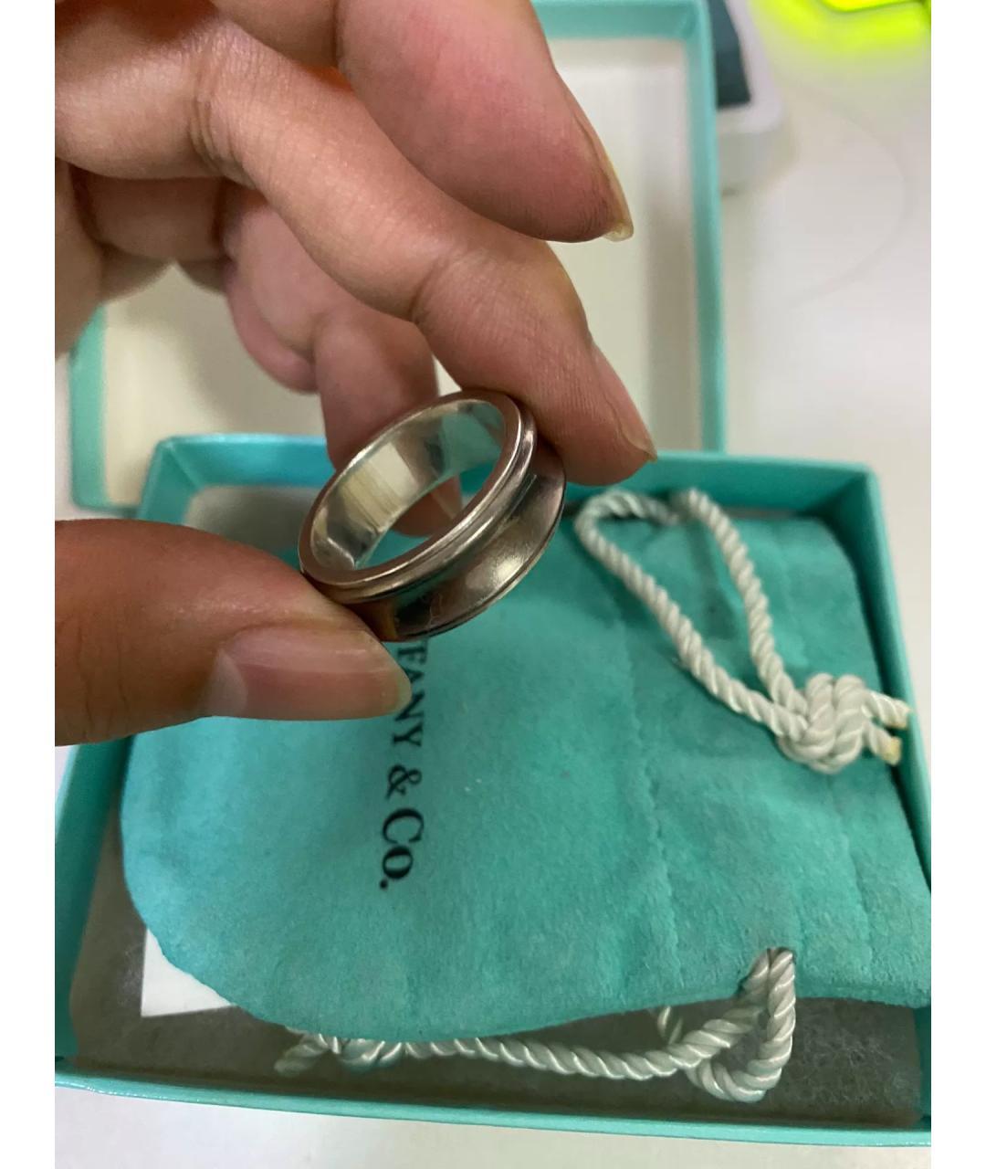 TIFFANY&CO Серебряное металлическое кольцо, фото 4