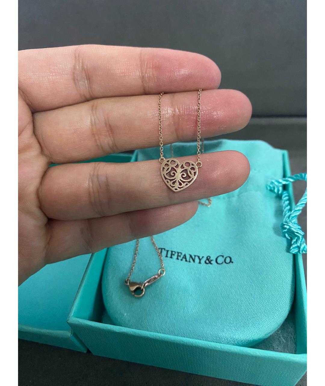 TIFFANY&CO Розовый кулон из розового золота, фото 2