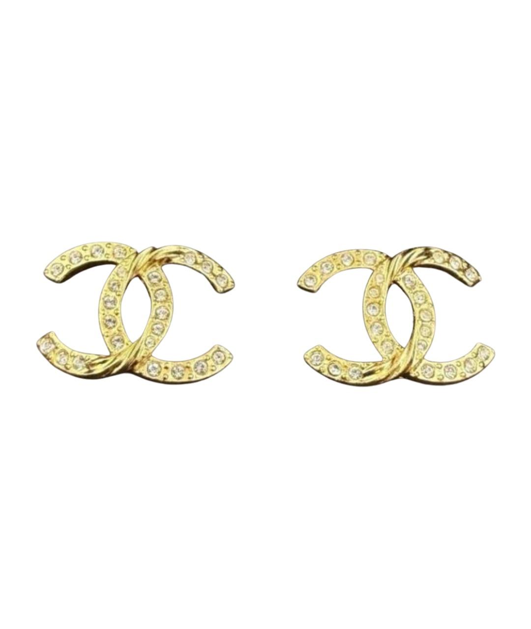 CHANEL Золотые серьги, фото 1