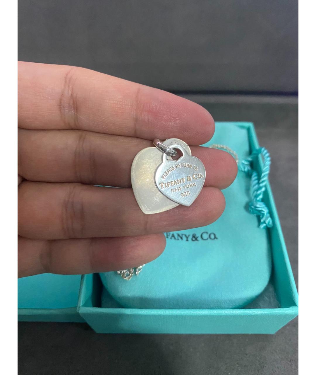TIFFANY&CO Серебряный серебряный кулон, фото 4