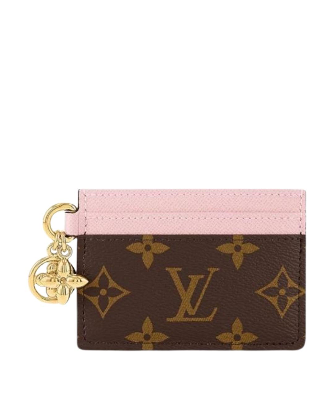 LOUIS VUITTON Коричневый кардхолдер, фото 1