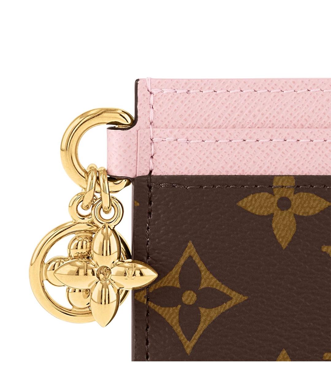 LOUIS VUITTON Коричневый кардхолдер, фото 4