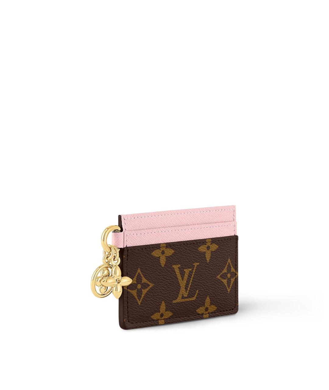 LOUIS VUITTON Коричневый кардхолдер, фото 3