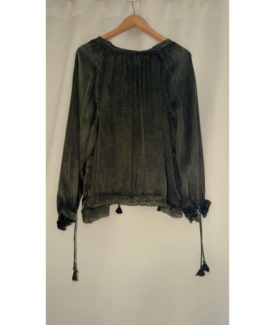 ZADIG & VOLTAIRE Хаки лиоцелловая блузы, фото 2