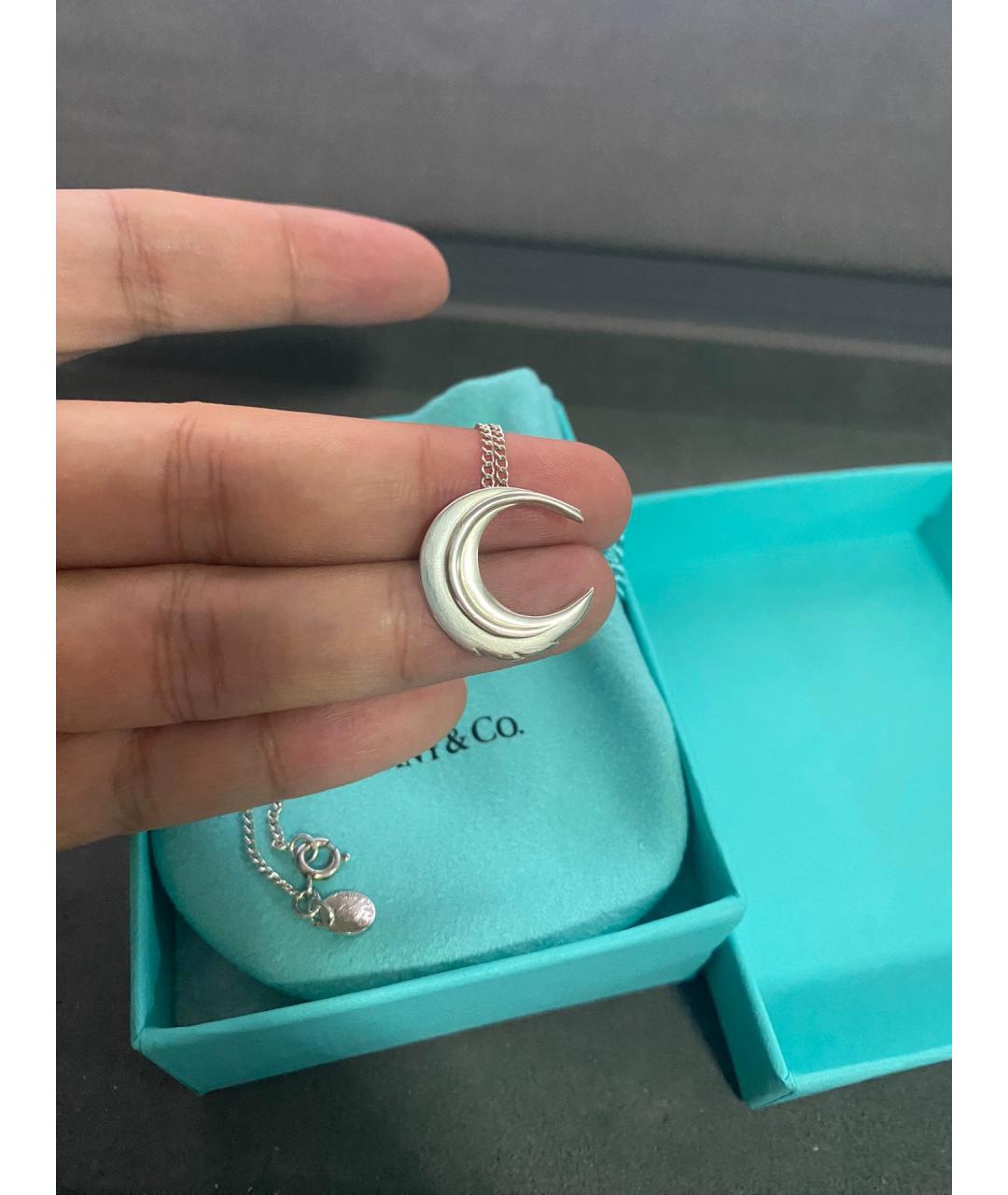 TIFFANY&CO Серебряная серебряная подвеска, фото 4