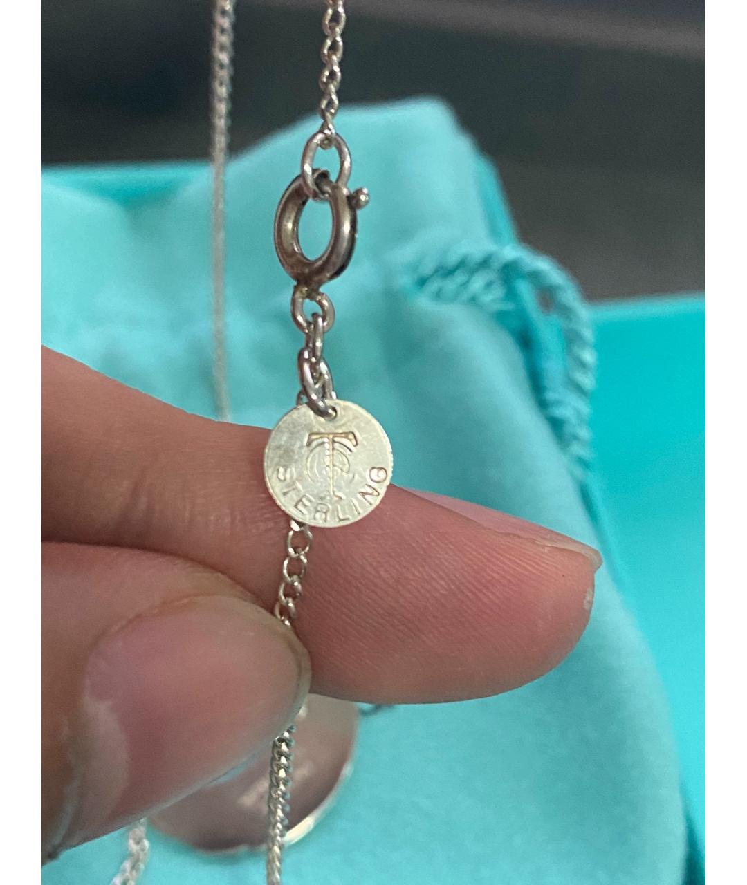 TIFFANY&CO Серебряная серебряная подвеска, фото 8
