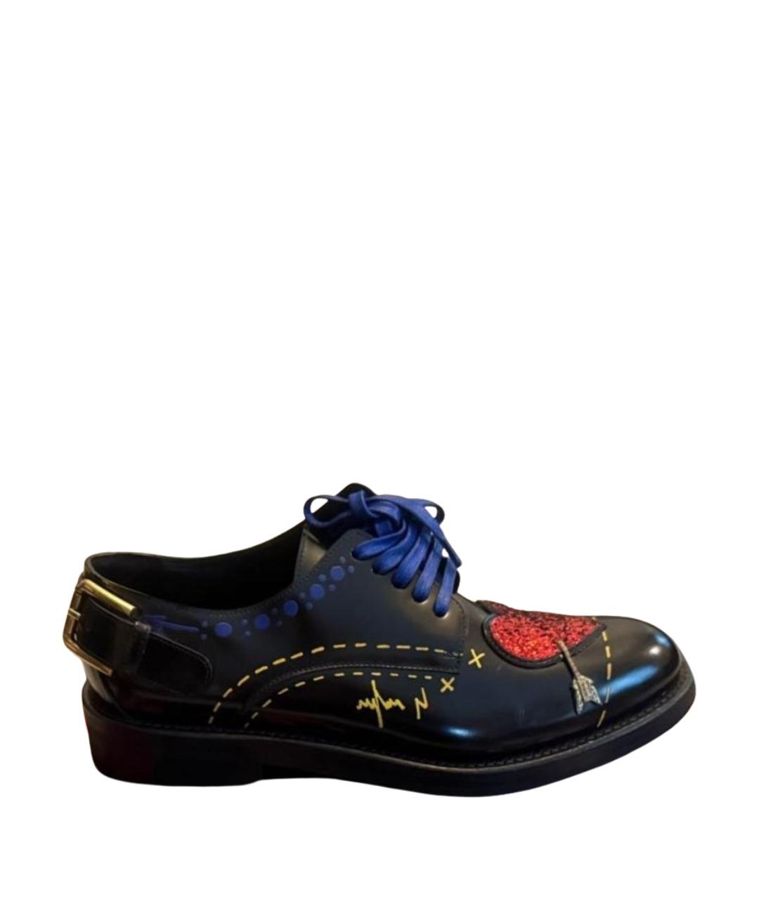 DOLCE&GABBANA Мульти кожаные ботинки, фото 1