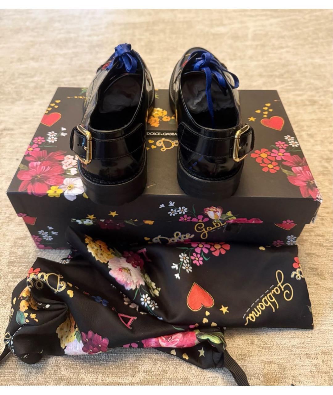 DOLCE&GABBANA Мульти кожаные ботинки, фото 3