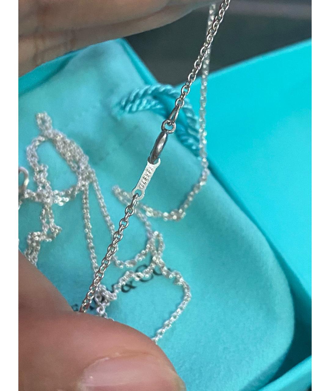 TIFFANY&CO Серебряная серебряная цепочка, фото 5