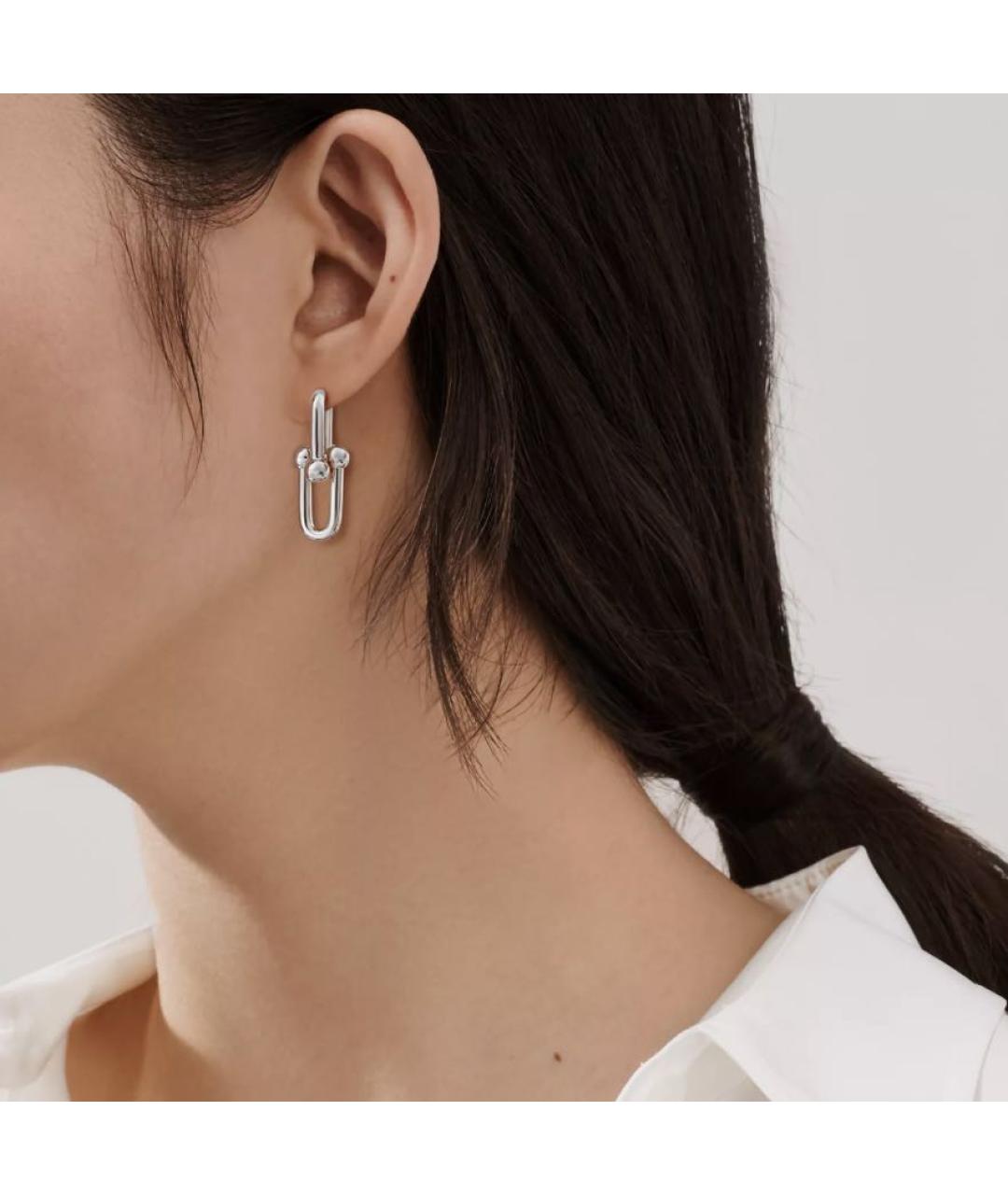TIFFANY&CO Серебряные серебряные серьги, фото 2