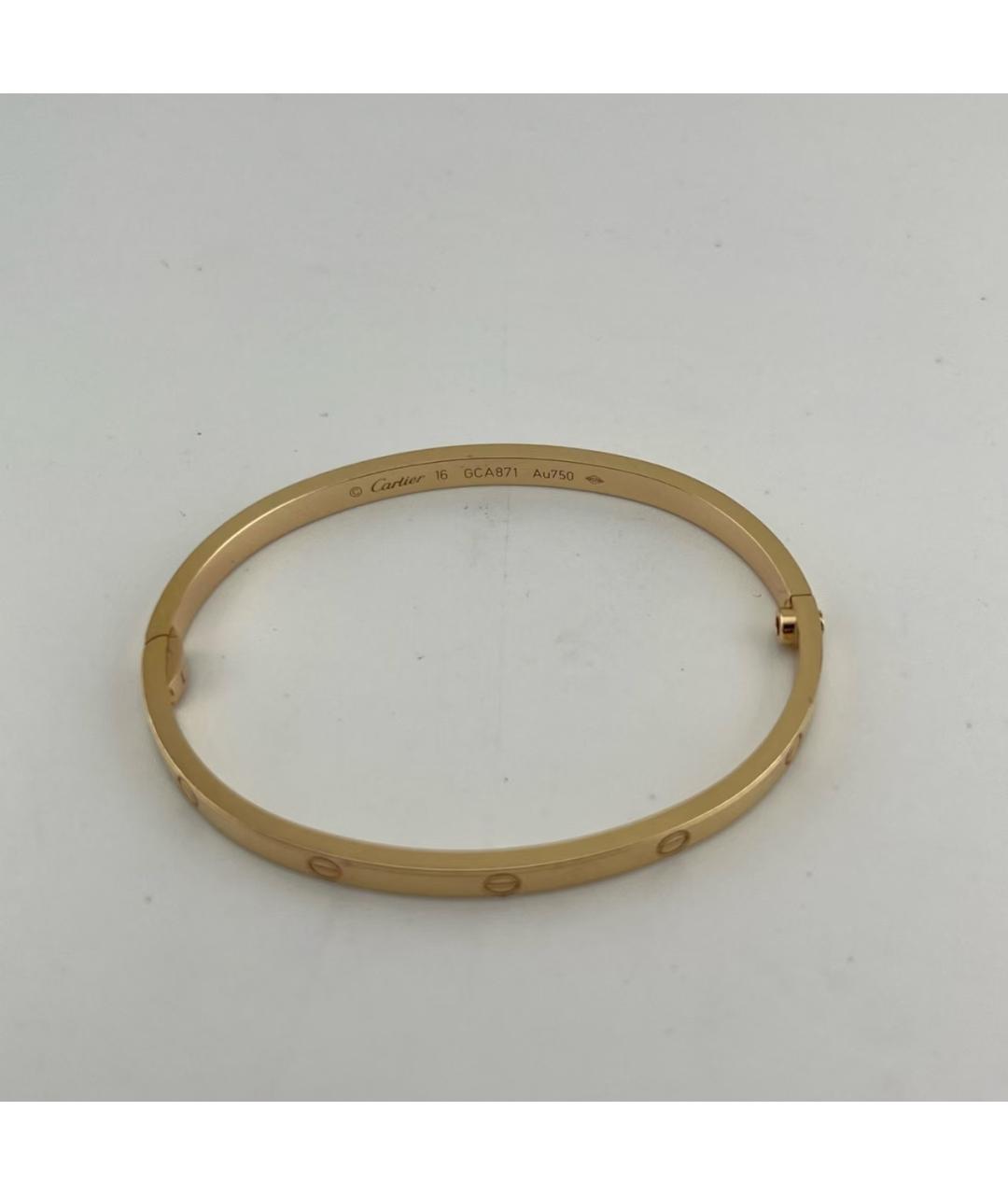 CARTIER Золотой браслет из розового золота, фото 4