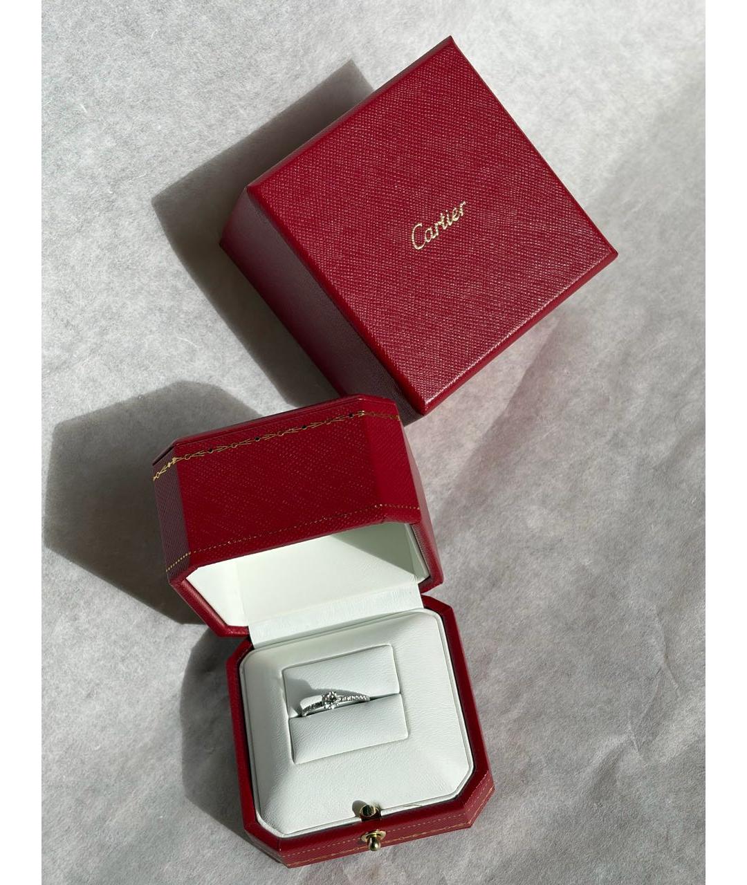 CARTIER Серебряное платиновое кольцо, фото 3