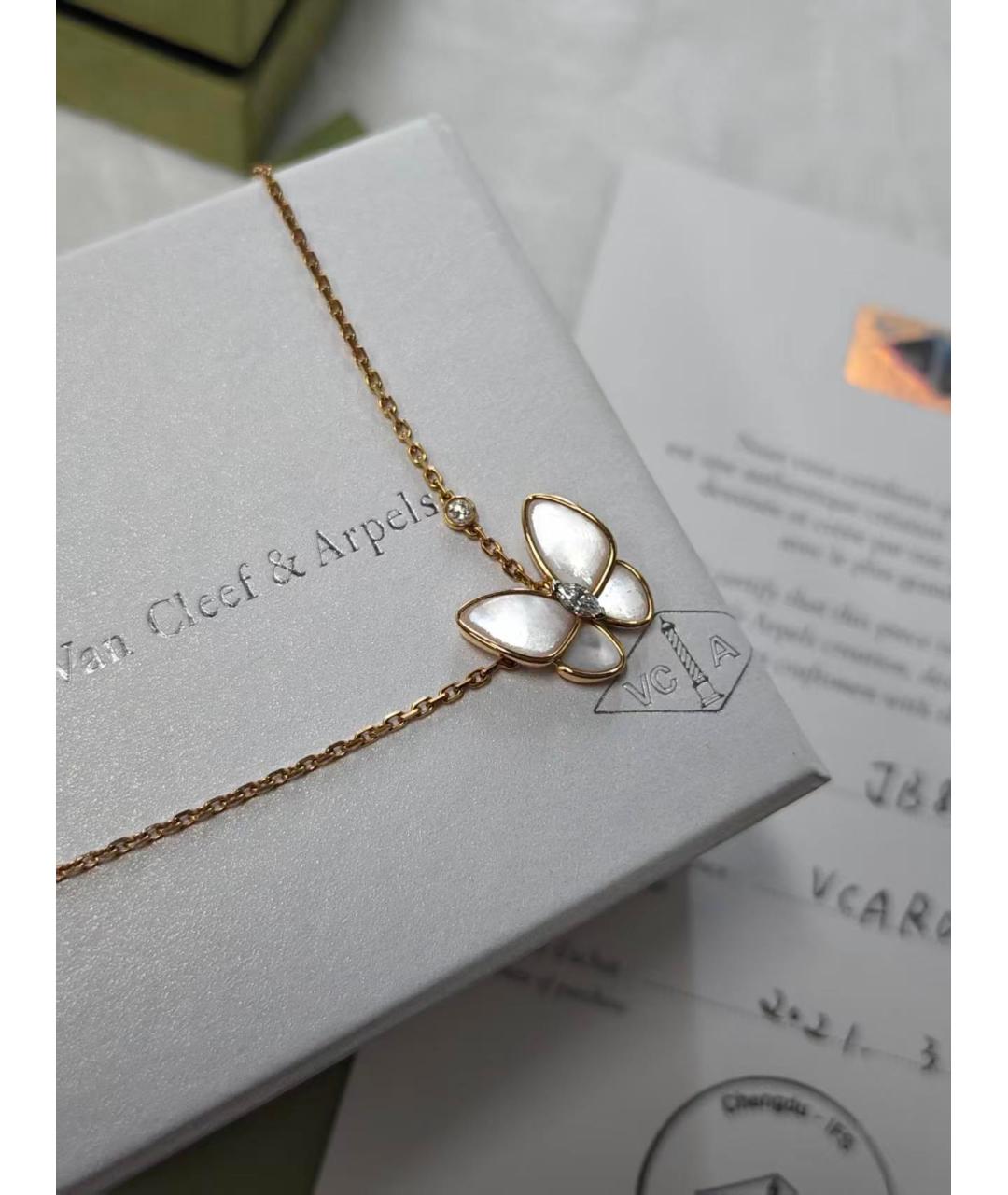 VAN CLEEF & ARPELS Белое колье, фото 7