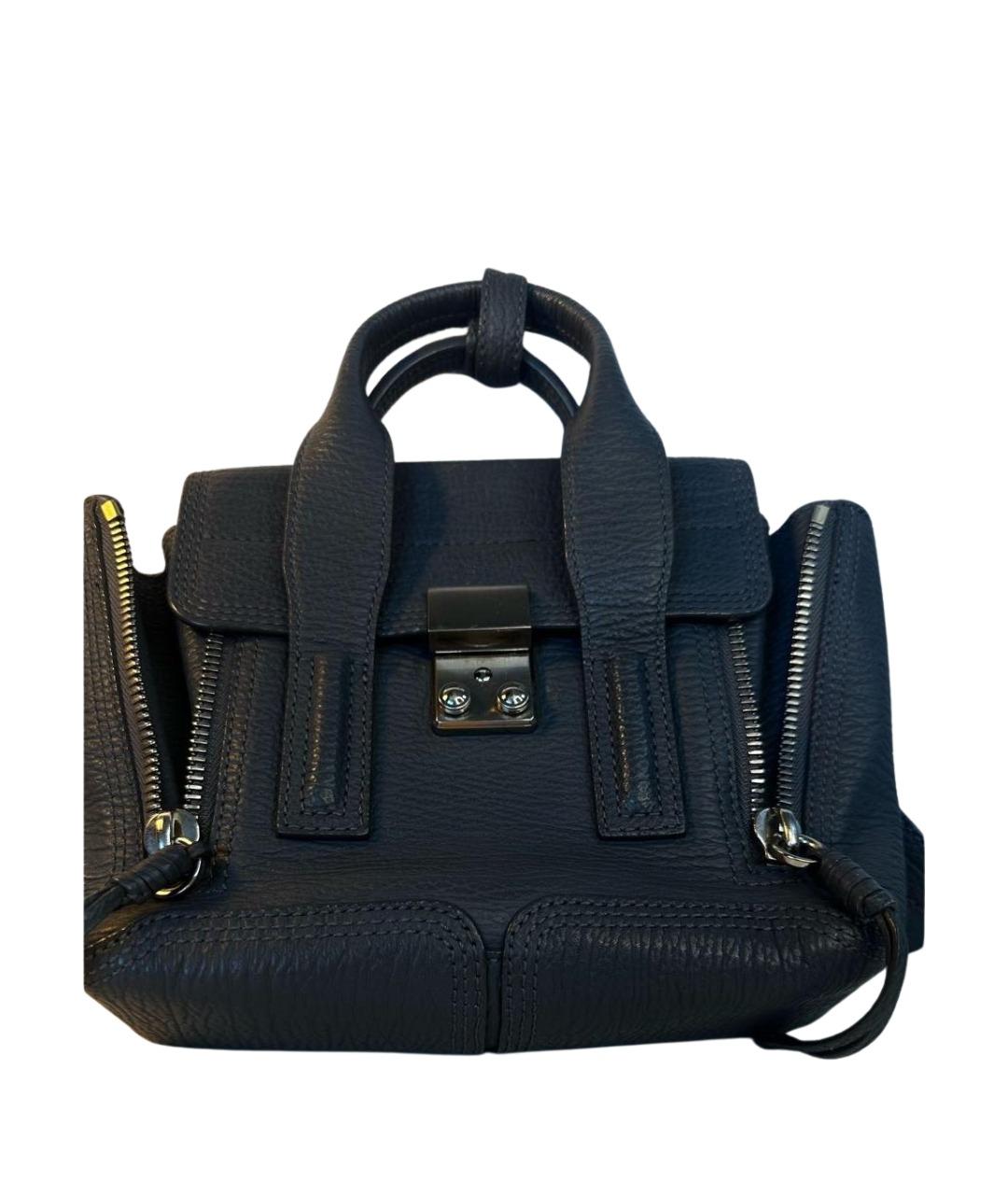 3.1 PHILLIP LIM Серая кожаная сумка через плечо, фото 1