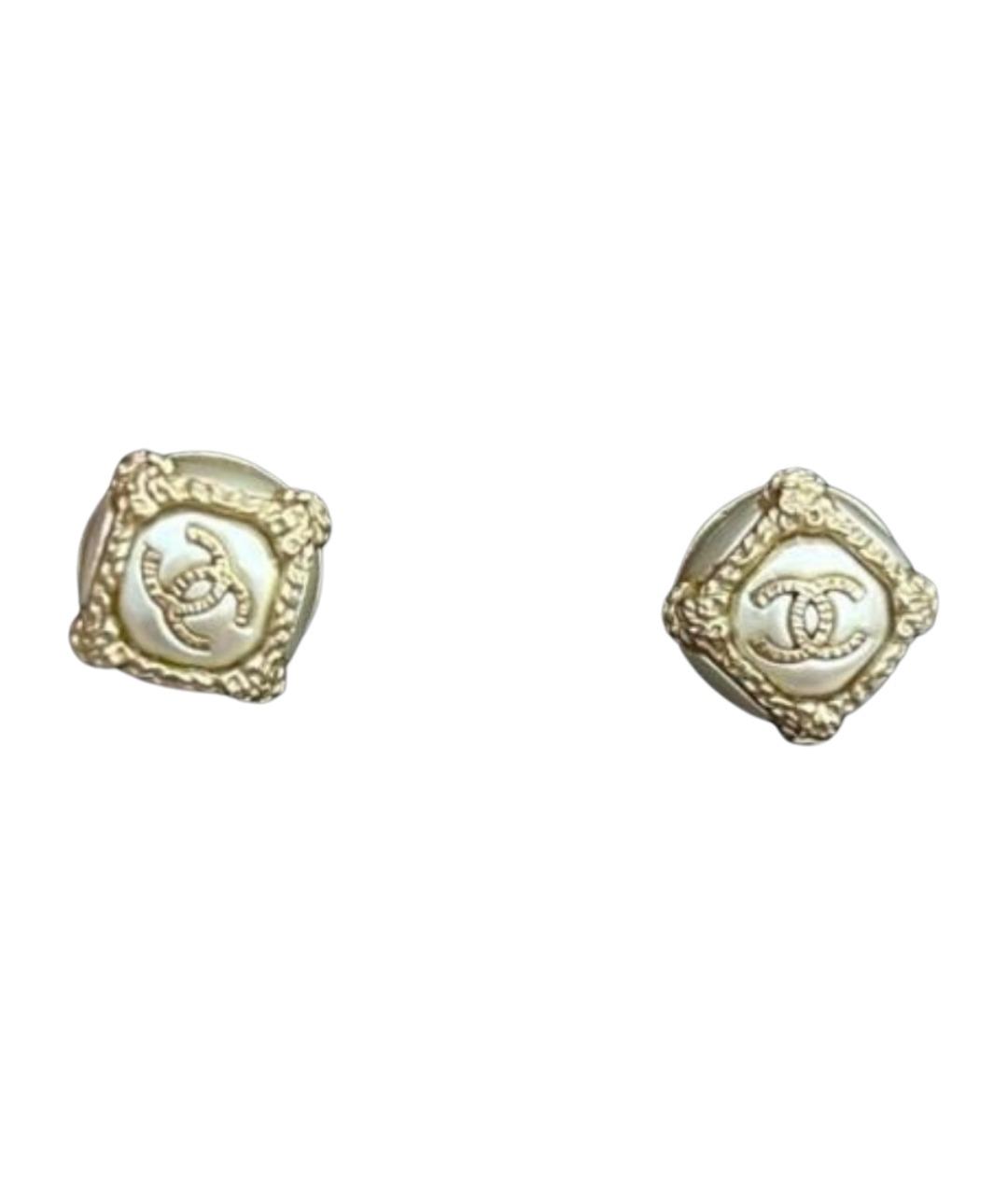 CHANEL Золотые серьги, фото 1