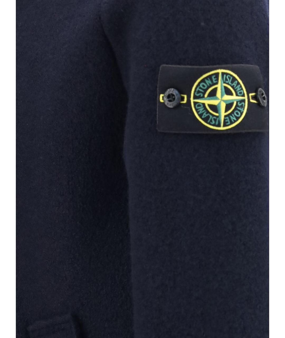 STONE ISLAND Синяя шерстяная куртка, фото 4