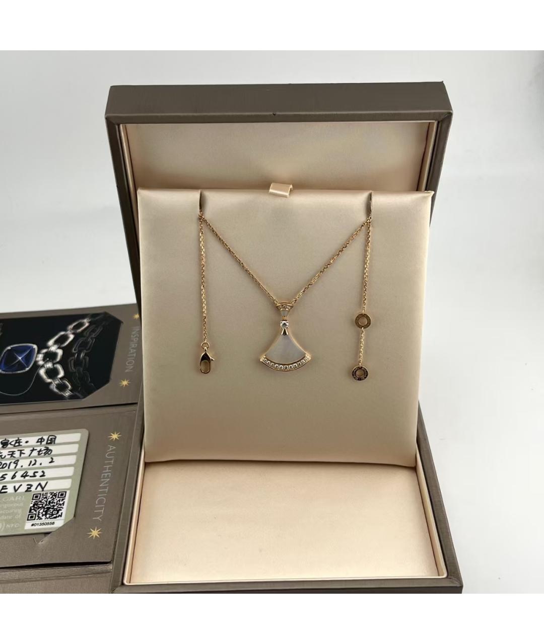 BVLGARI Белое колье, фото 2