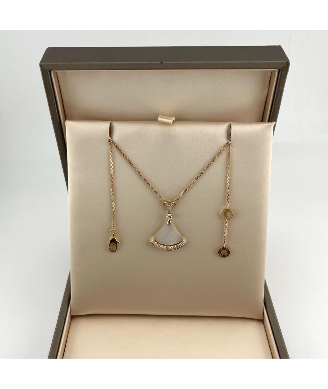 BVLGARI Белое колье, фото 3