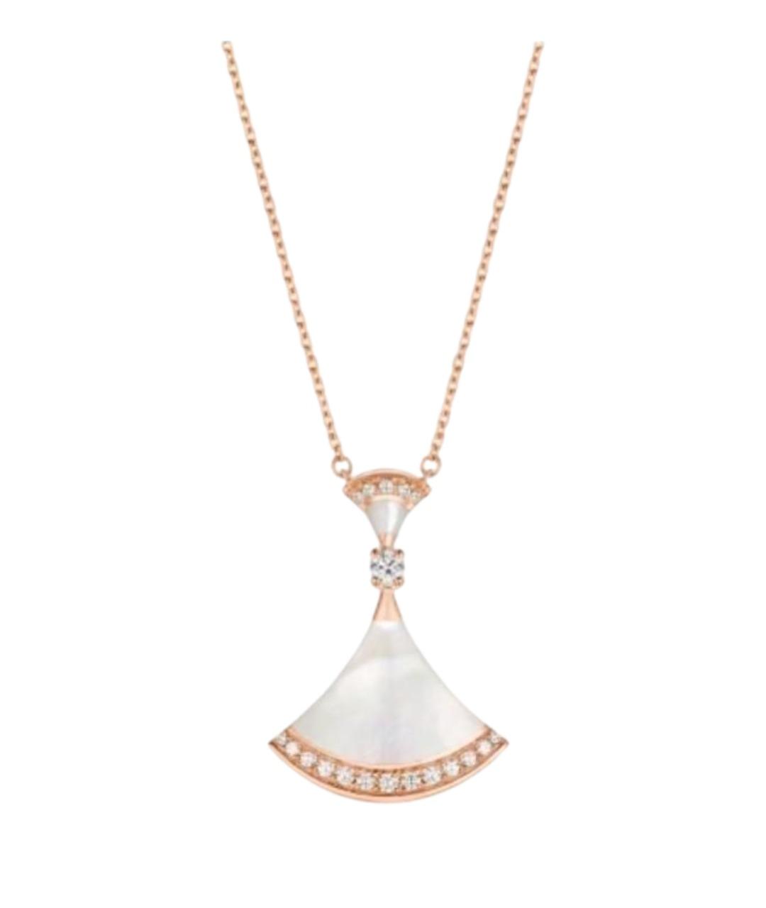 BVLGARI Белое колье, фото 1
