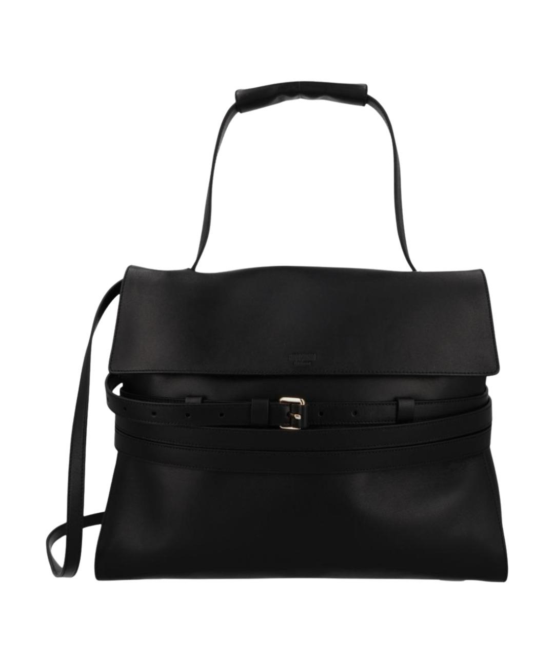 MOSCHINO Черная сумка тоут, фото 1