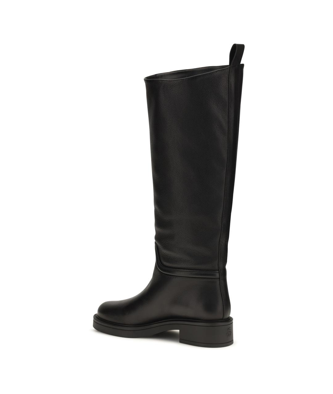 STUART WEITZMAN Черные кожаные сапоги, фото 3