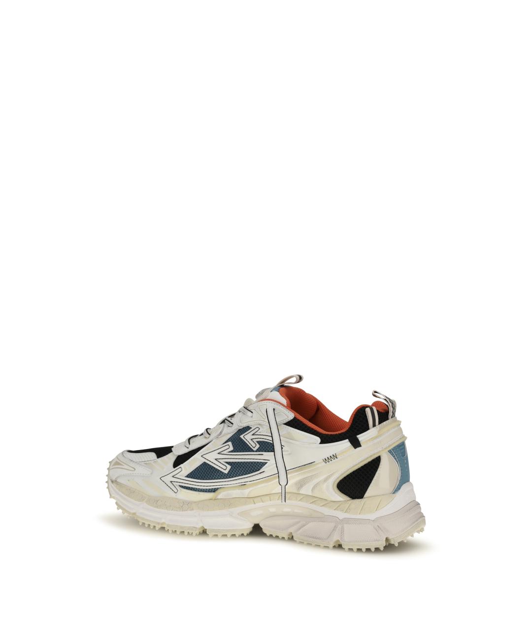 OFF-WHITE Мульти текстильные низкие кроссовки / кеды, фото 3