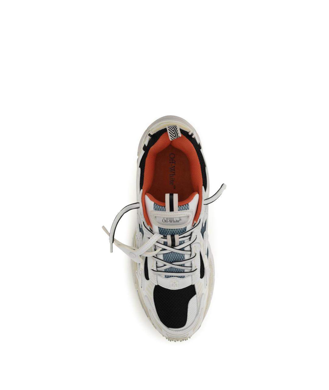 OFF-WHITE Мульти текстильные низкие кроссовки / кеды, фото 4