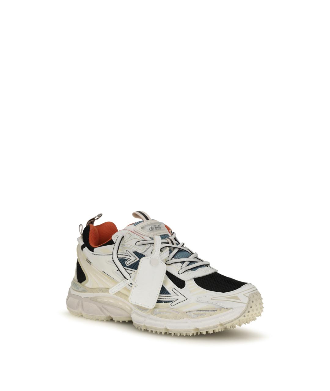 OFF-WHITE Мульти текстильные низкие кроссовки / кеды, фото 2