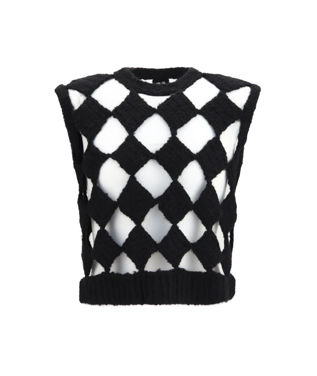 RICK OWENS Черная жилетка, фото 4