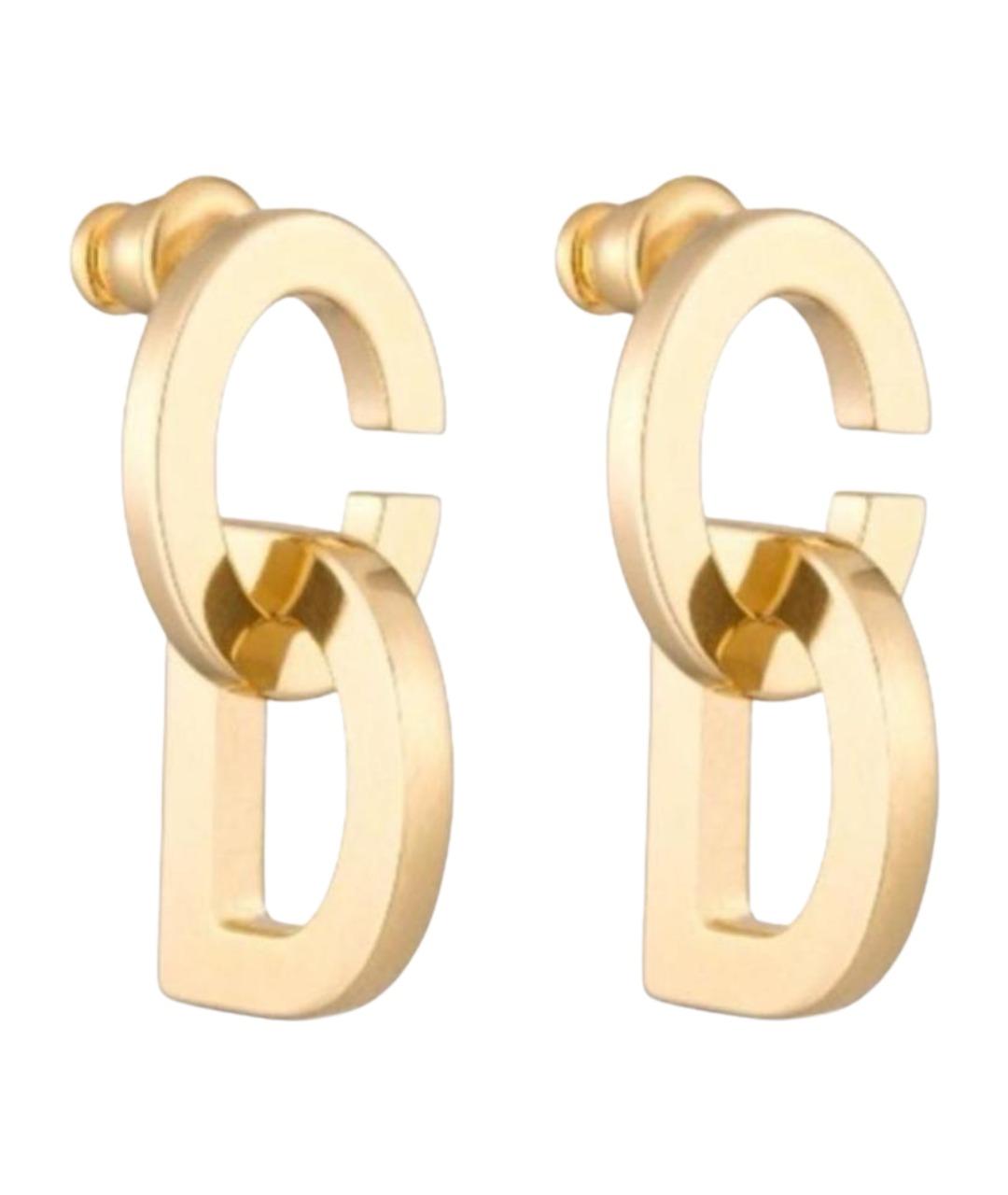 CHRISTIAN DIOR Золотые серьги, фото 1