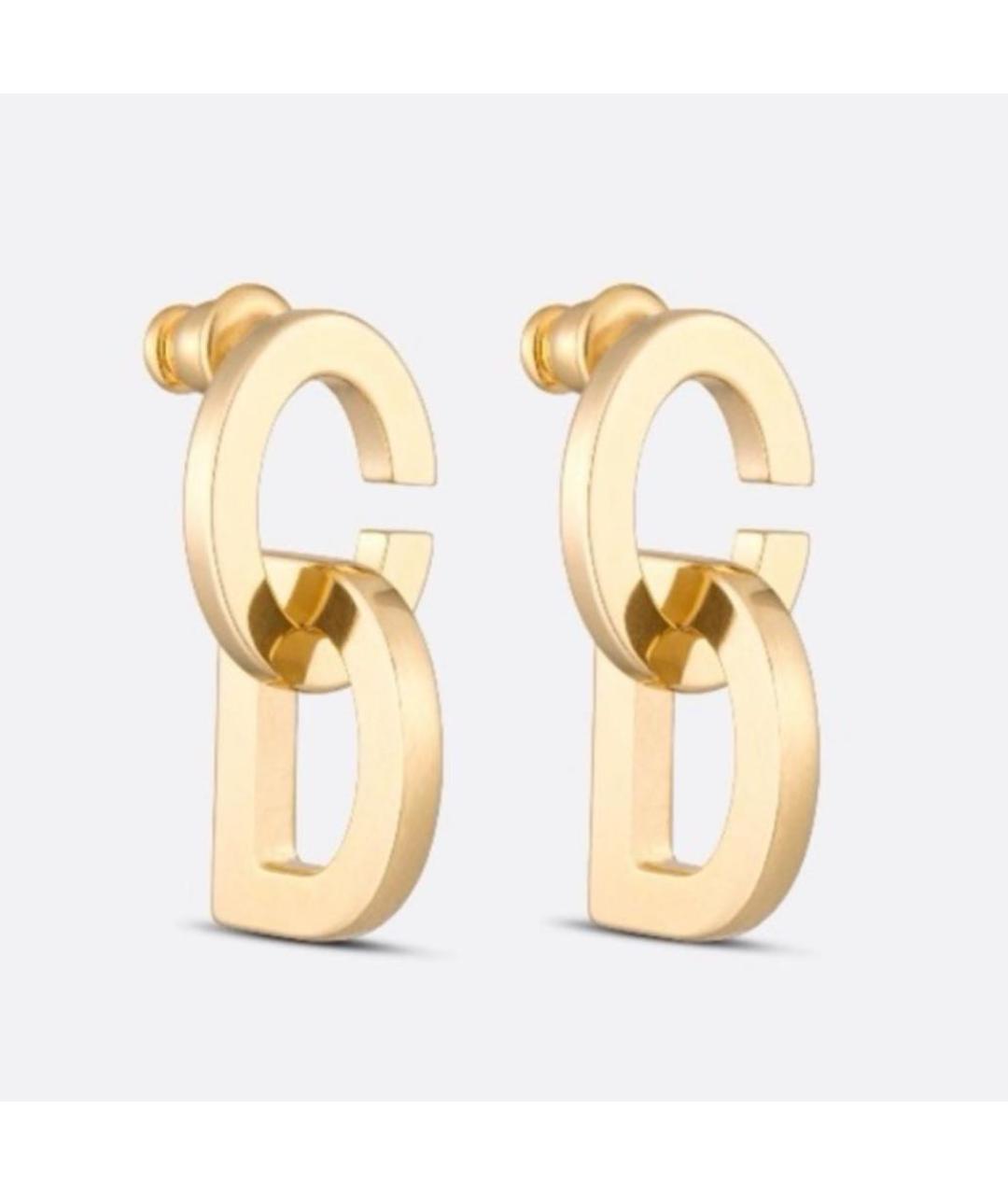 CHRISTIAN DIOR Золотые серьги, фото 7