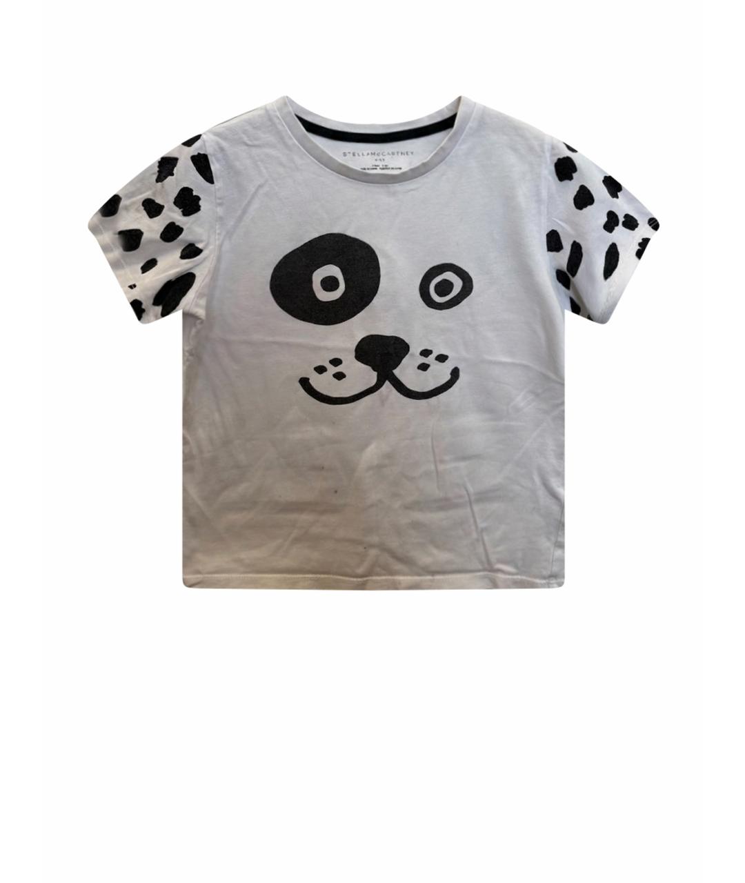 STELLA MCCARTNEY KIDS Белый хлопковый детская футболка / топ, фото 7