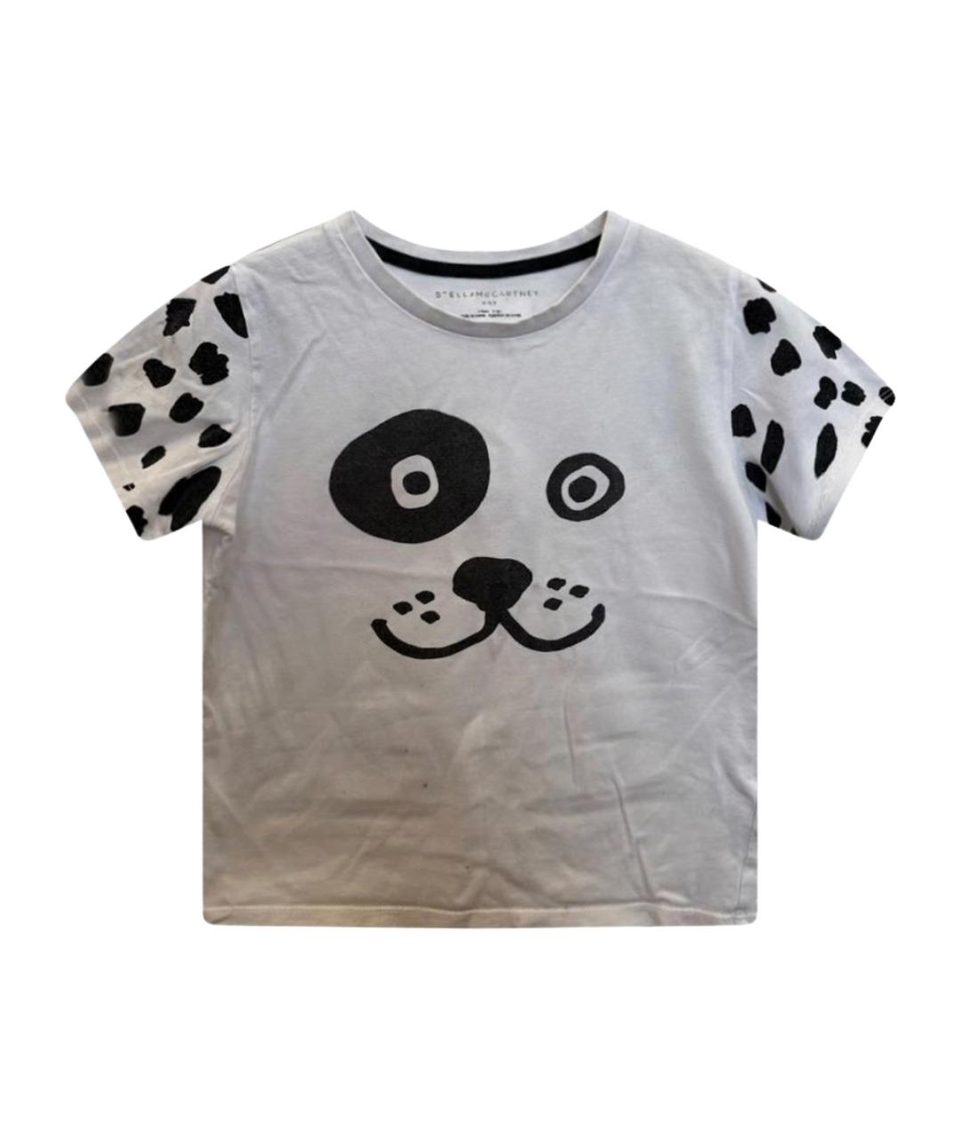 STELLA MCCARTNEY KIDS Белый хлопковый детская футболка / топ, фото 1