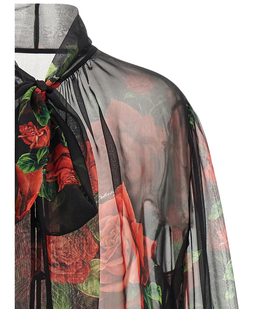 DOLCE&GABBANA Мульти шелковая блузы, фото 3