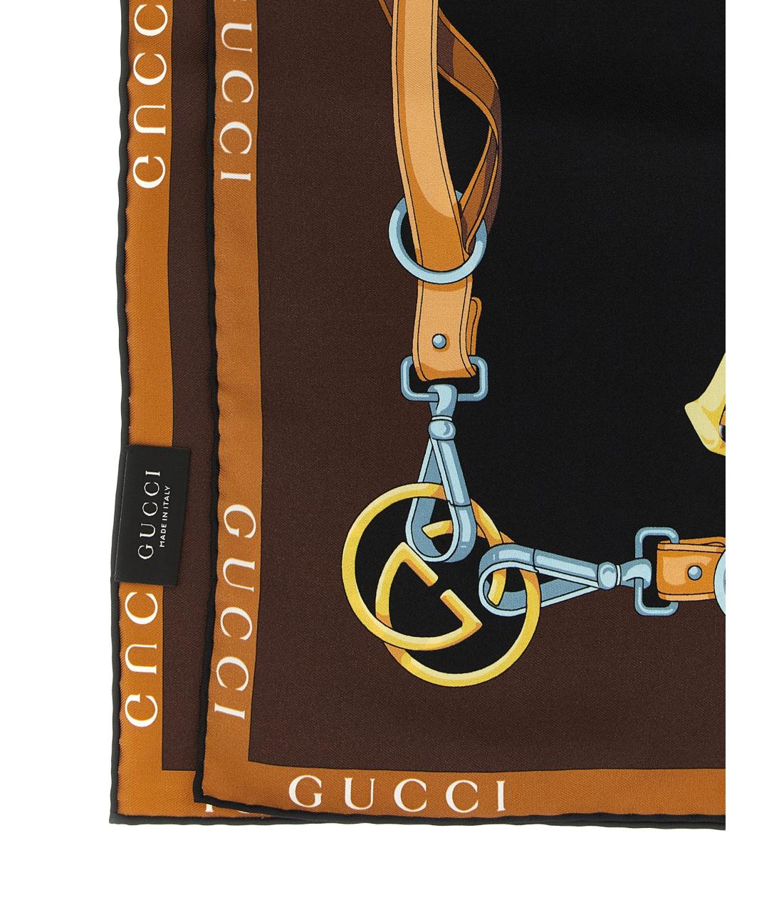 GUCCI Мульти шелковый платок, фото 3