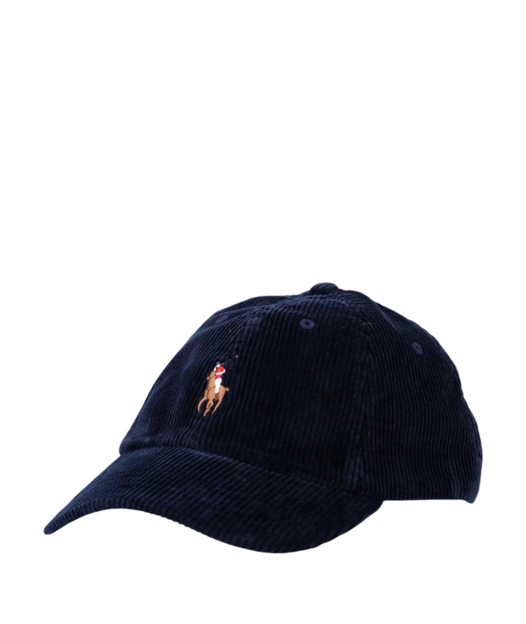 POLO RALPH LAUREN Синяя хлопковая кепка/бейсболка, фото 1