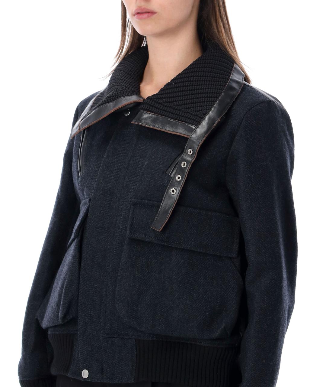 SACAI Мульти шерстяная куртка, фото 5