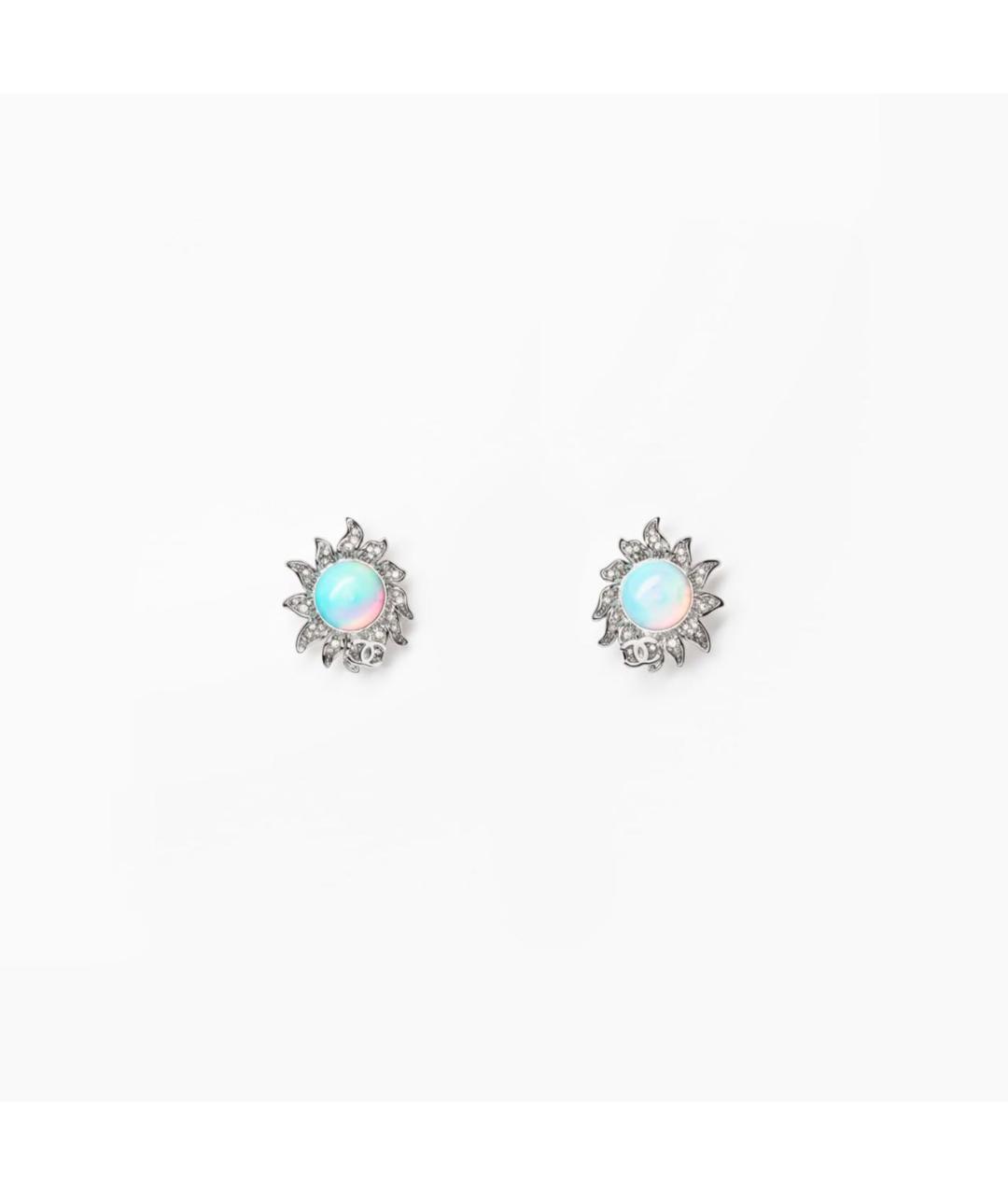 CHANEL Серебряные металлические серьги, фото 3